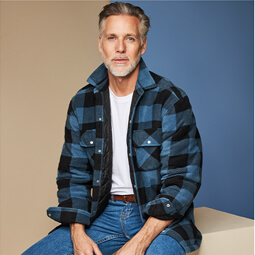 Thermal Fleece Padded Overshirt - MF159